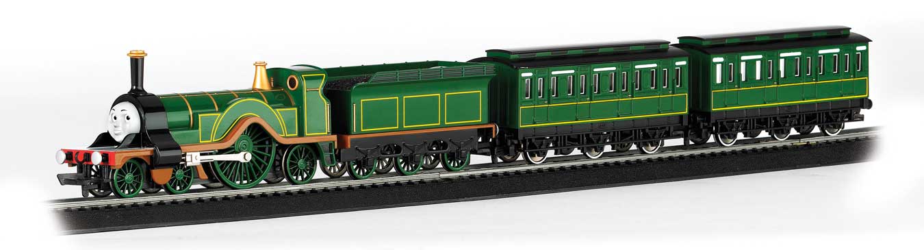 Bachmann 24031 N Scale Thomas & Friends Emily's Passenger Train Set