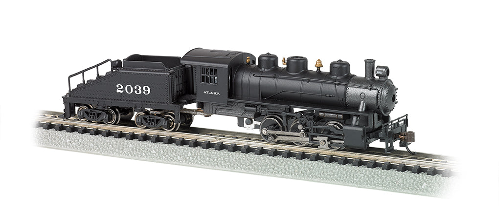 Bachmann 50566 N Scale 0-6-0 Steam Locomotive Santa Fe ATSF 2039