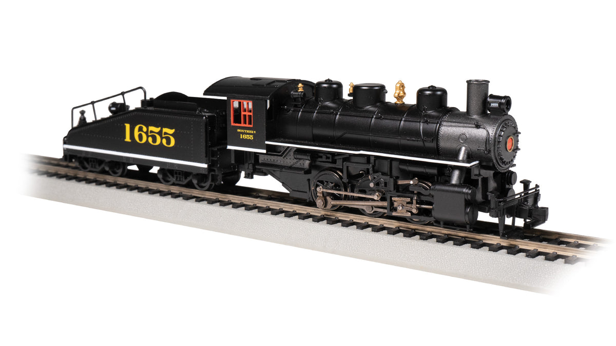 Bachmann 51614 HO Scale 0-6-0 Steam Locomotive with DCC and Smoke Southern 1655