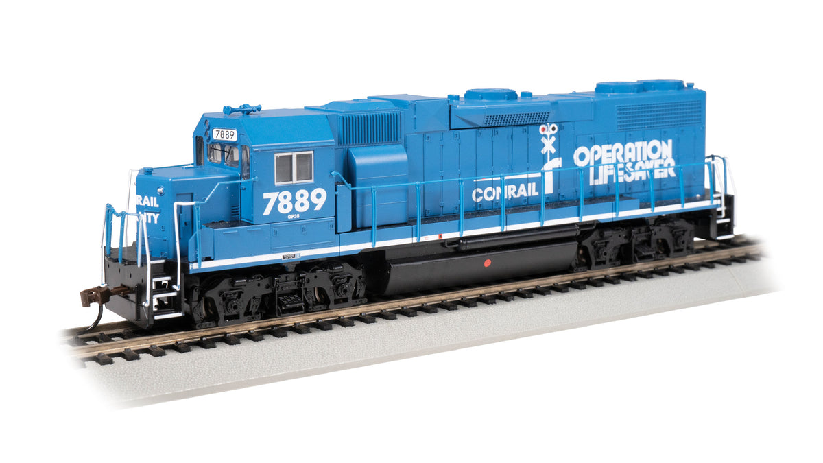 Bachmann 61722 HO Scale EMD GP38-2 Conrail Operation Lifesaver CR 7889