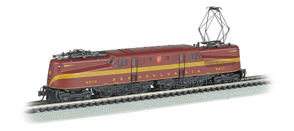 Bachmann 65352 N Scale GG1 Pennsylvania "Tuscan 5 Stripe" PRR 4913 DCC & Sound