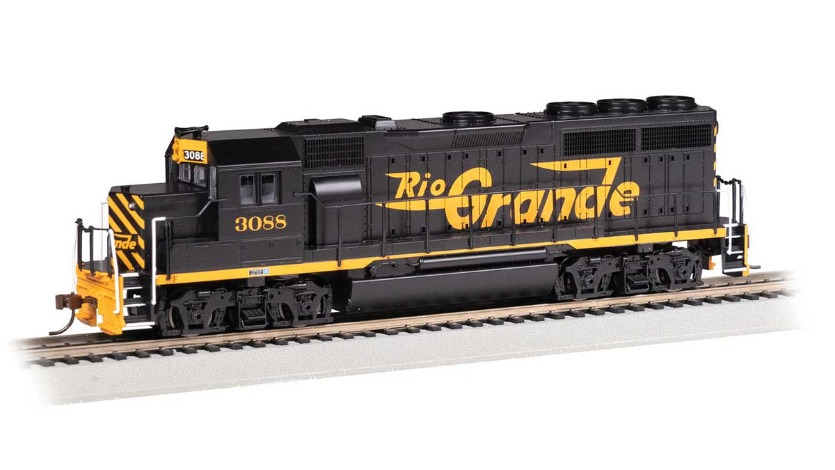 Bachmann 66312 HO Scale EMD GP40 Diesel Rio Grande "Flying Grande Billboard" DRG&W 3088 with DCC & Sound