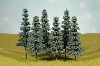 Bachmann SceneScapes 32012 5"-6" Blue Spruce Trees