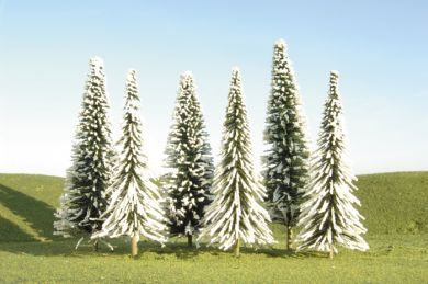 Bachmann SceneScapes 32202 8”-10” Pine Trees with Snow
