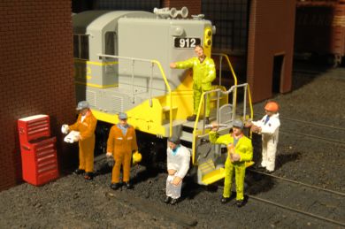 Bachmann SceneScapes 33163 O Scale Mechanics Figures