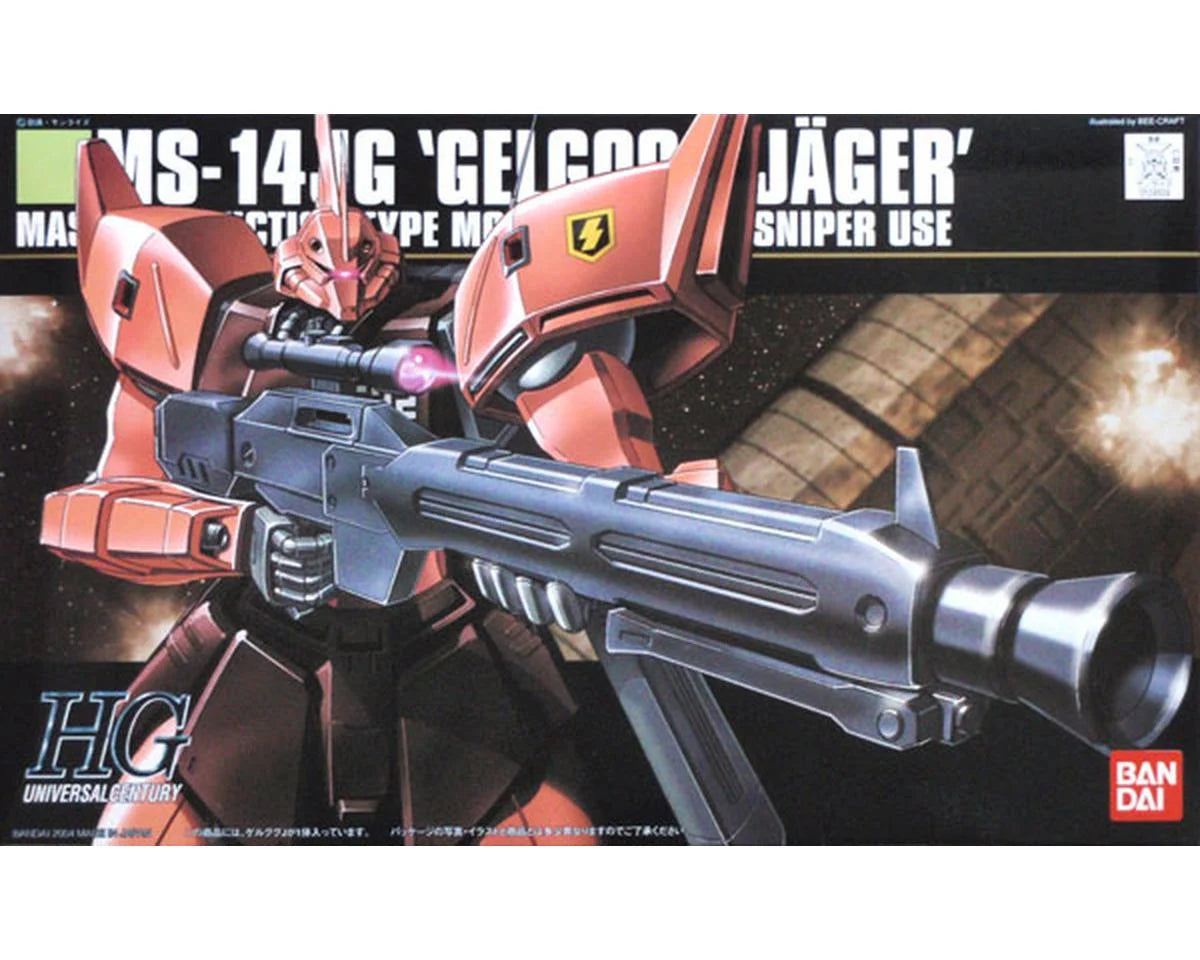 Bandai 1124924 1/144 HG #45 MS-14JG Gelgoog Jaegar "Mobile Suit Gundam 0080"AN DAI