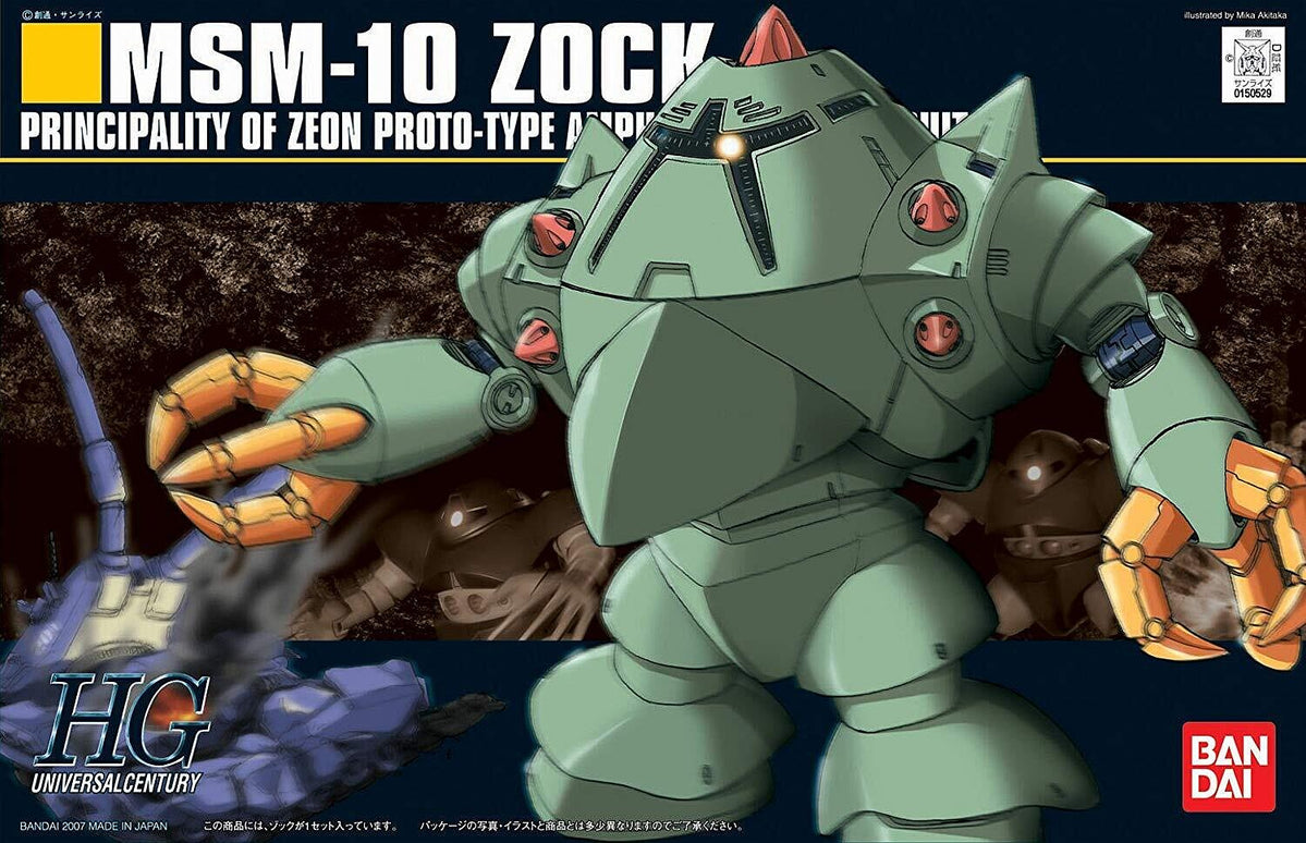Bandai (2001361) 5057743 1/144 HG Universal Century Series MSM-10 Zock Mobile Suit Gundam