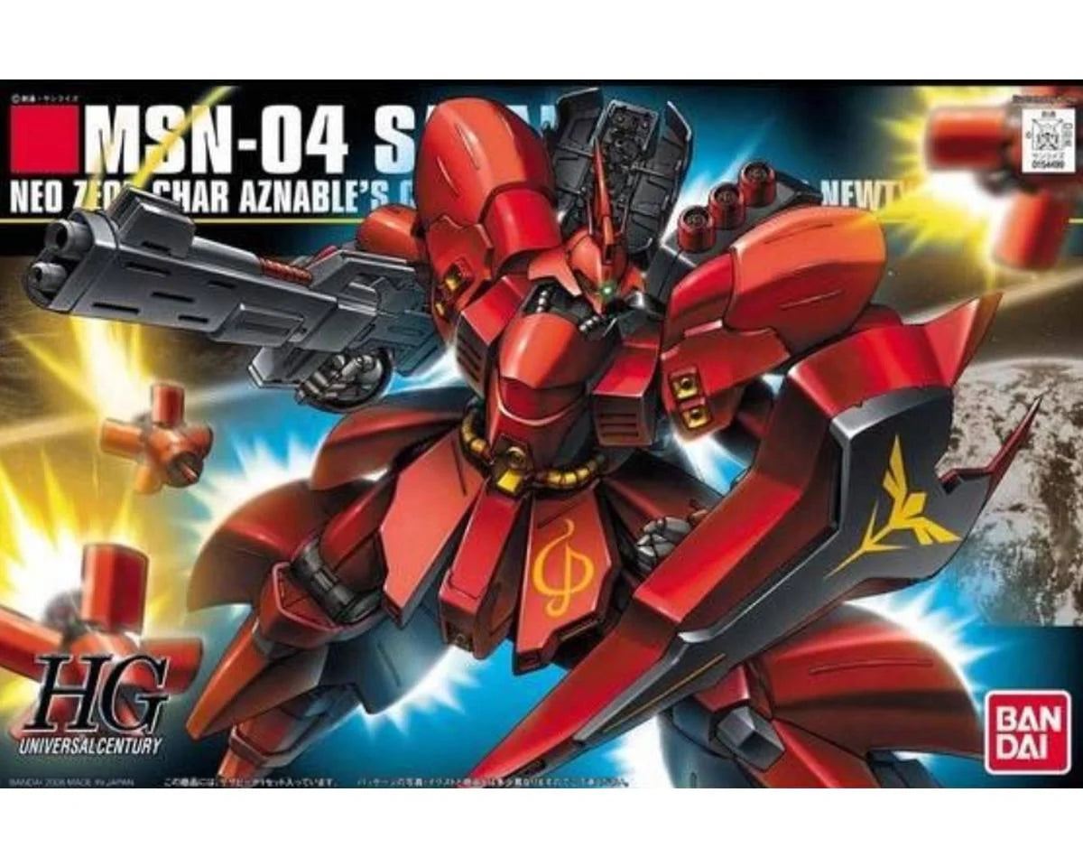 Bandai 2029267 1/144 HG Universal Century Series MSN-04 Sazabi "Char's Counterattack" Gundam