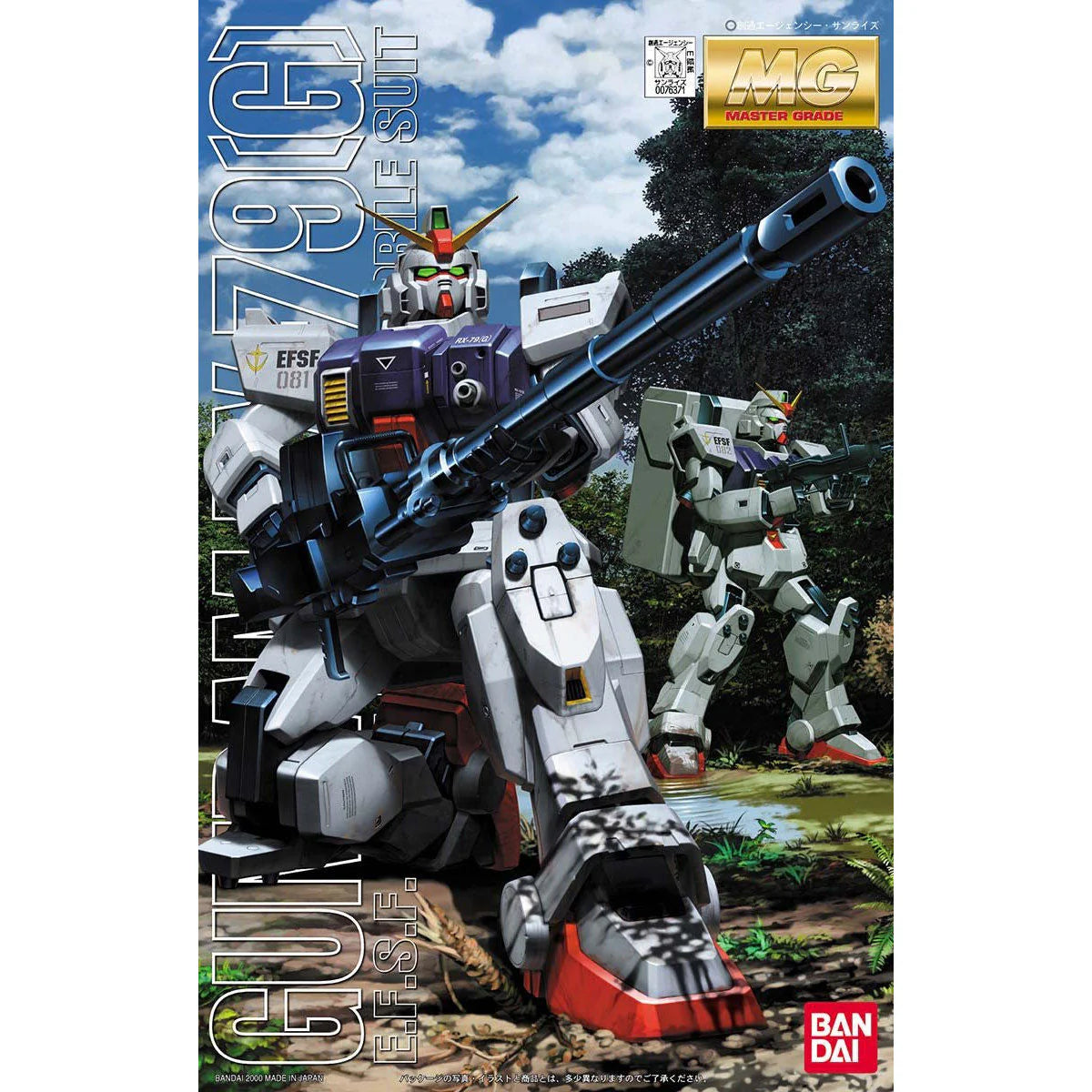 Bandai 5063823/0076371 1/100 MG RX-79(G) Gundam Ground Type