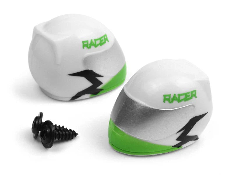 BlackZon 540173 Driver Helmet - Green Smyter