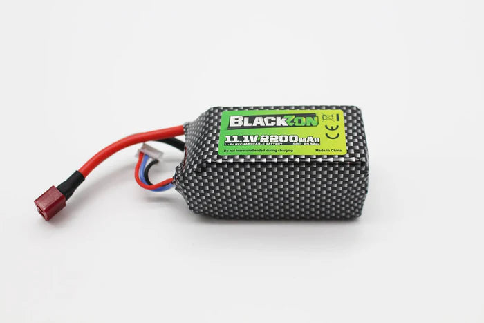 BlackZon 540248 3S 11.1V 2200mAh LiPo Battery Pack with T-Plug