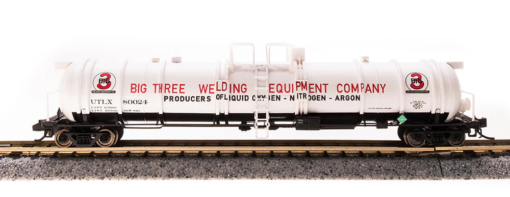BLI 3722 N Scale High-Capacity Cryogenic Tank Car Big Three Industries UTLX