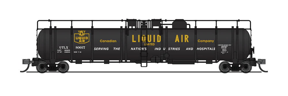 BLI 3825 N Scale High-Capacity Cryogenic Tank Car Canadian Liquid Air Co. UTLX