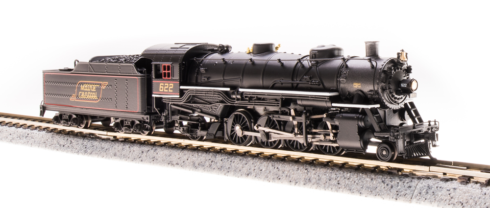 BLI 5973 N Scale 2-8-2 Mikado Steam Locomotive Maine Central 624 Paragon3 DCC