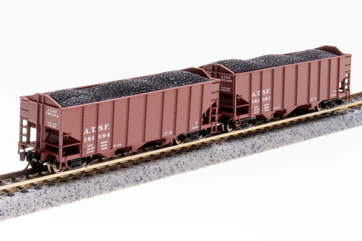 BLI 7150 N Scale 3 Bay Hopper Santa Fe ATSF