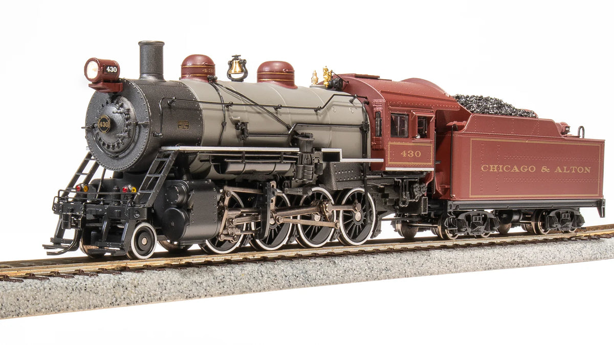 BLI 7327 HO Scale 2-8-0 Consolidation Steam Loco Chicago & Alton 430 Paragon4 DCC