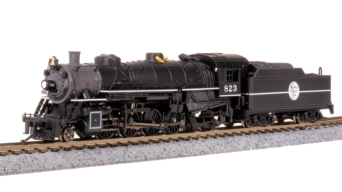 BLI 7850 N Scale USRA 2-8-2 Mikado Steam Locomotive Atlantic Coast Line ACL 823 Paragon4 DCC