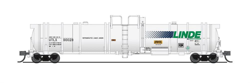 BLI 8146 N Scale High-Capacity Cryogenic Type C Tank Car Linde UTLX