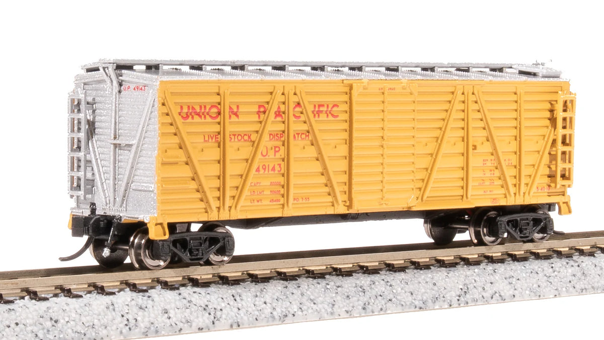 BLI 8463 N Scale K7 Stock Car with Mule Sounds Union Pacific UP 49340