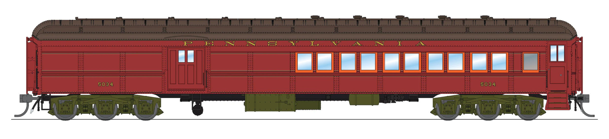 BLI 8981 HO Scale Pennsylvania PB70 Combine 1930's PRR 5047