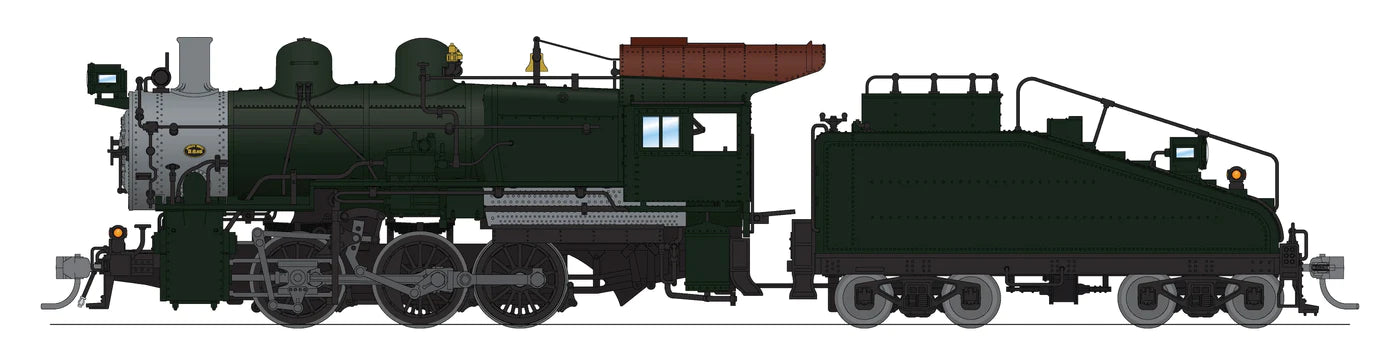 BLI 9186 HO Scale 0-6-0 B6sb Steam Loco Undecorated Stealth