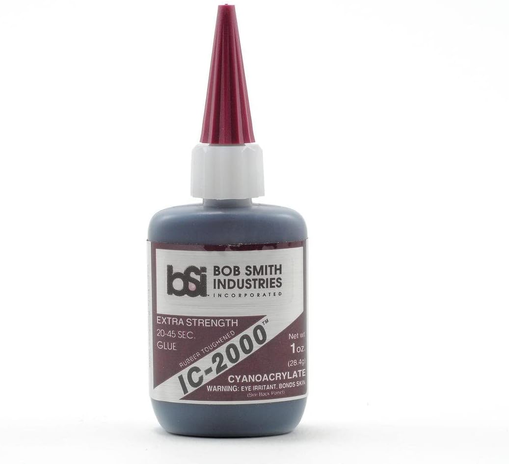 Bob Smith Industries 118 IC-2000 Black Rubber Toughened CA Glue