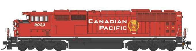 Bowser 25352 HO Scale GMD SD40-2F Diesel Canadian Pacific "Golden Beaver" CP 9023 DCC & Sound
