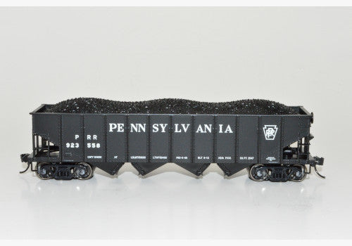 Bowser 43019 HO Scale H21a Open Hopper Pennsylvania (Plain Keystone) PRR 923558