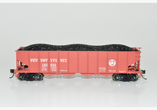 Bowser 43023 HO Scale H21a Open Hopper Pennsylvania (Circle Keystone / Clamshell Doors) PRR 195694