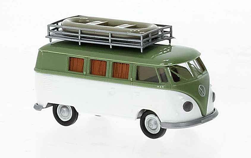 Brekina 31624 HO Scale VW T1b Passenger Van w/Roof Rack