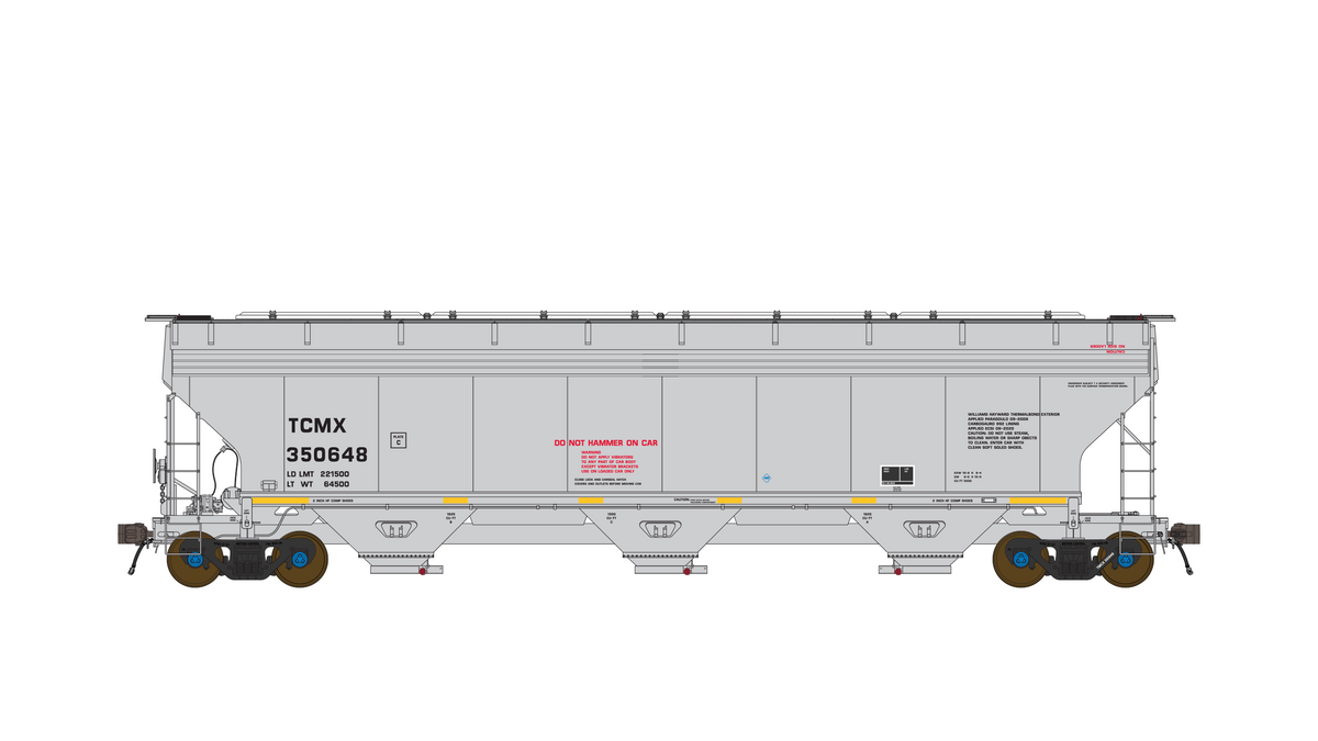 Class One Model Works FC00538 HO Scale ARI 5200 Covered Hopper TCMX 350701