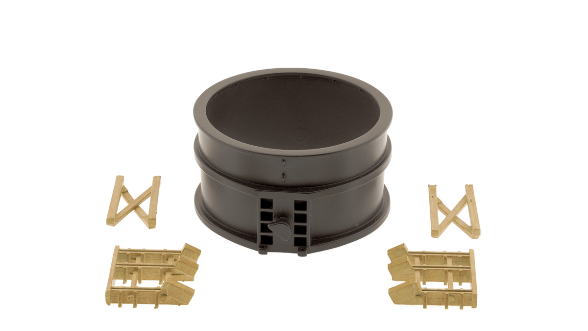 Class One Model Works ZZ03006 HO Scale Steel Ladle Section with Cribbing - Painted