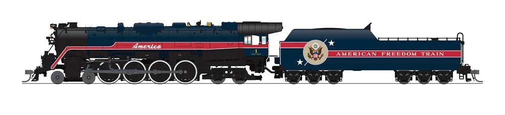 Broadway Limited 6807 HO Reading T1 4-8-4 Steam Locomotive w/Paragon4 & DCC #1
