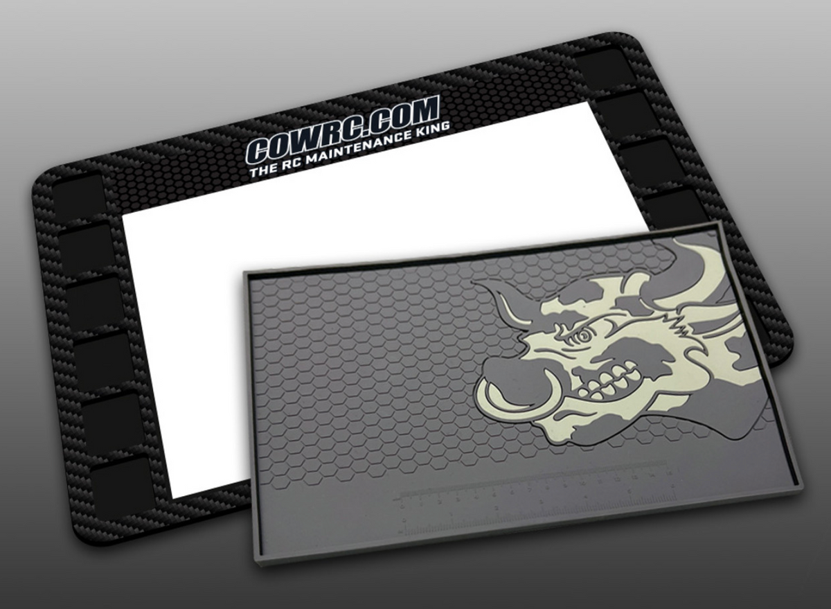 COW RC 12" x 16" Screw Catcher Carbon Series, Solder Mat, & Magnetics Combo
