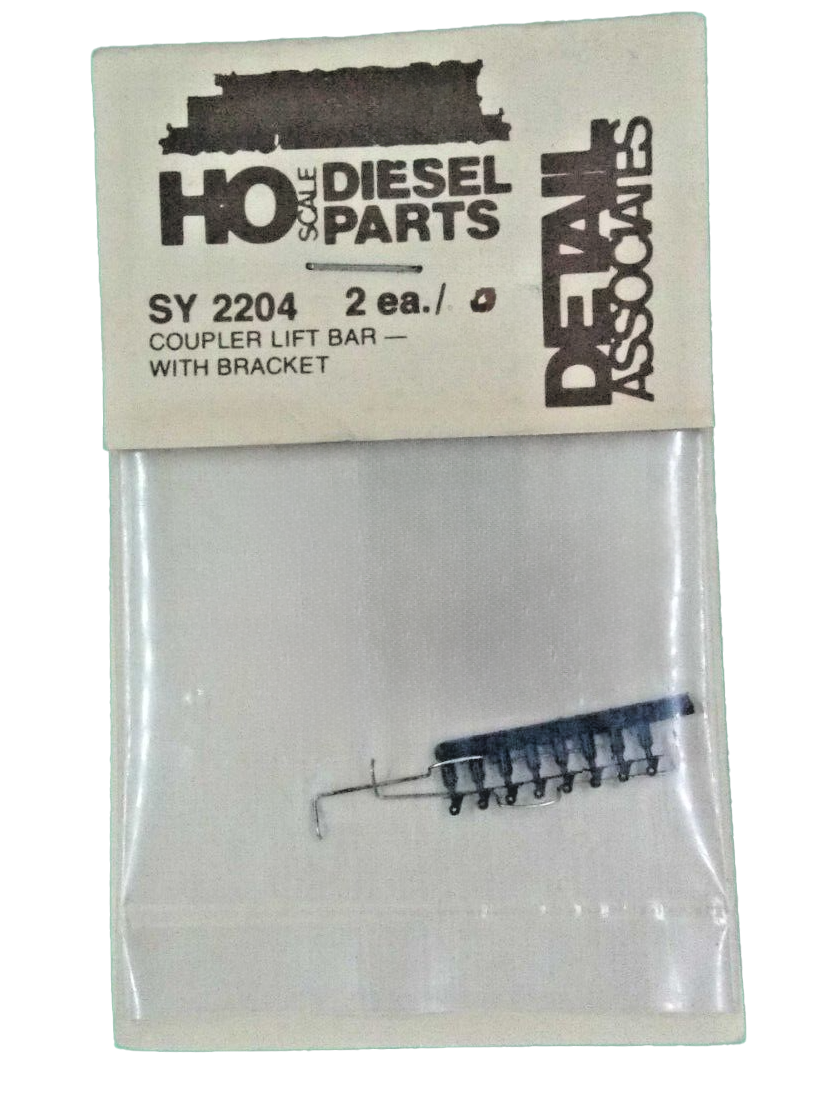 Detail Associates HO Scale SY-2204 Coupler Lift Bar with Bracket