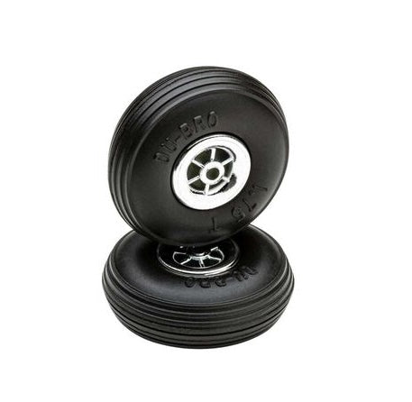 Du-Bro 175TC 1-3/4” Treaded Chrome Wheel for Scale Aircraft