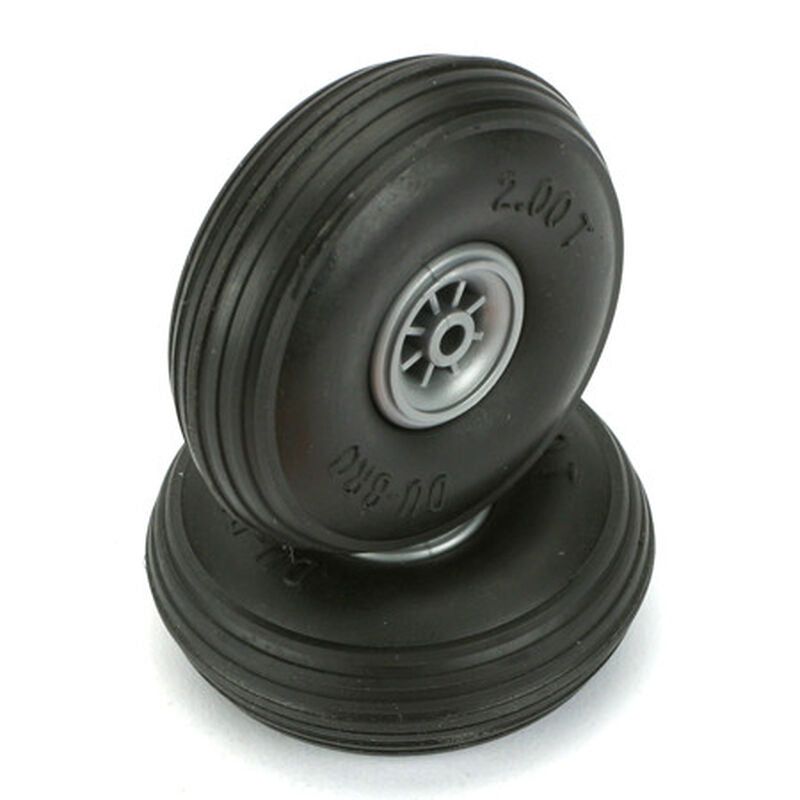 Du-Bro 200T 2” Treaded Surface Wheel for Scale Aircraft