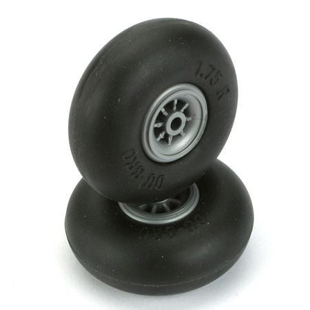 Du-Bro 275R 2-3/4” Smooth Surface Wheels for Scale Aircraft
