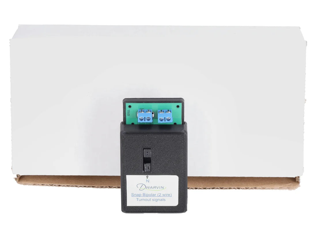 Dwarvin DVTSB2CU-2NP N Scale Turnout Snap Bipolar Controller without Power Supply