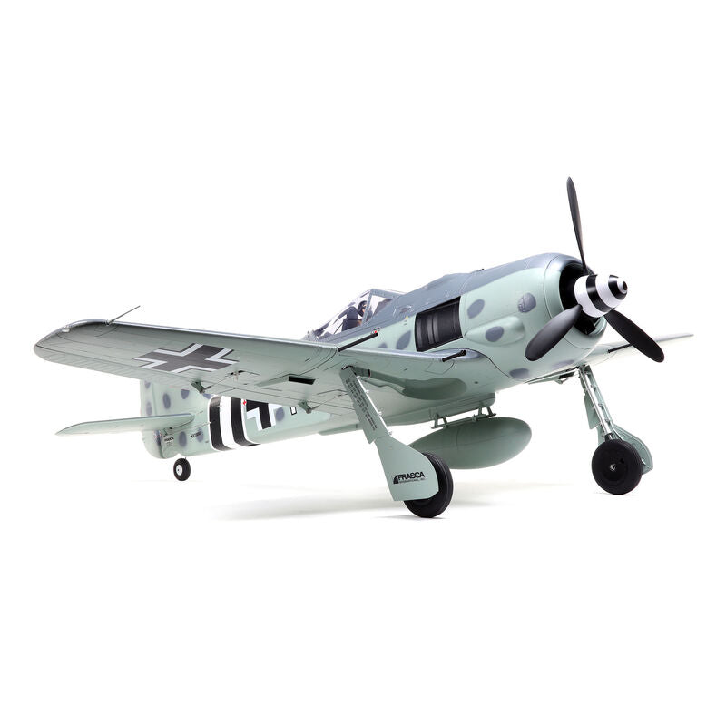 E-flite EFL01350 Focke-Wulf Fw190A 1.5m Smart BNF Basic Electric Airplane with AS3X and SAFE Select