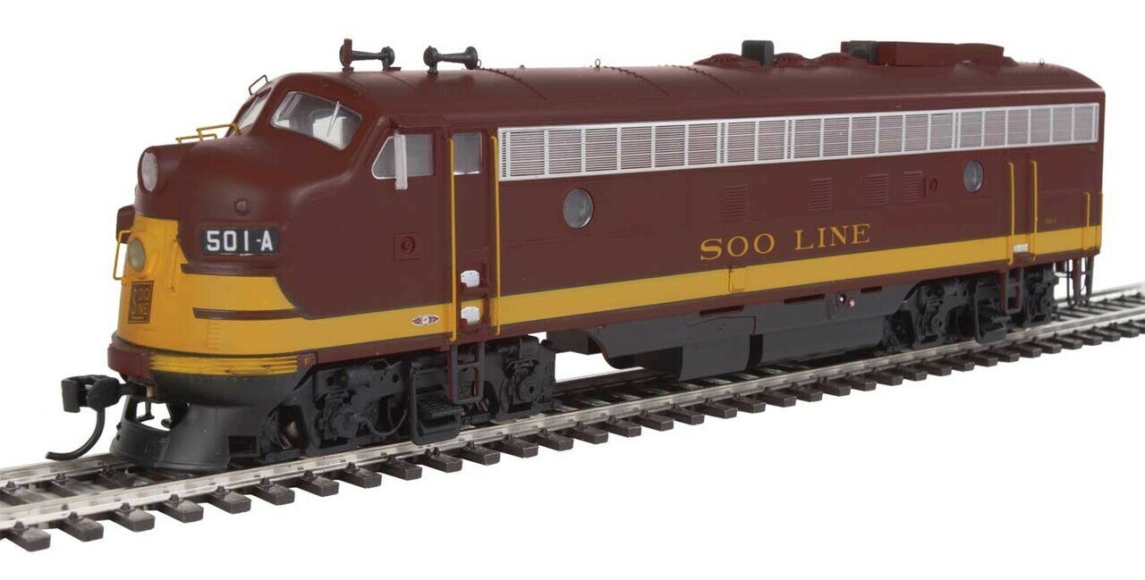 Walthers 920-42522 HO SOO Line FP7 Diesel Locomotive with Sound & DCC #502A