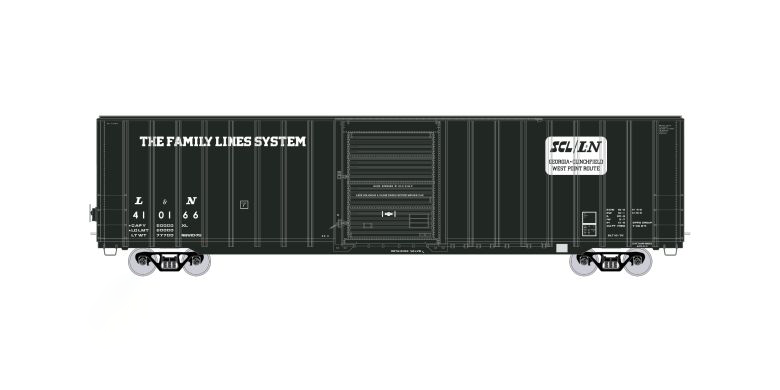Exactrail Platinum EP80403-4 HO Scale Berwick 7580 Appliance Boxcar Family Lines L&N 410198