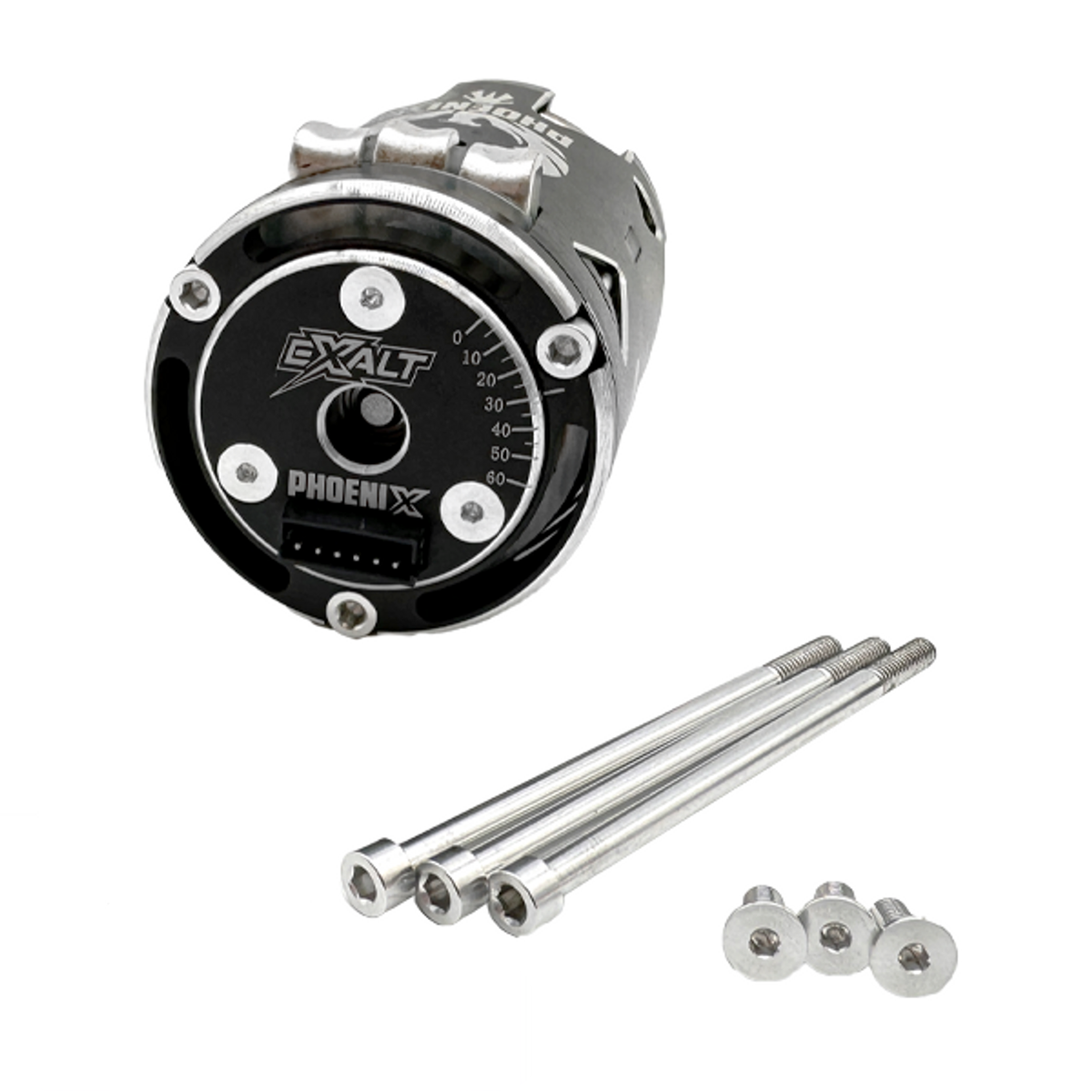 Exalt EXA0243R Aluminum Screw Kit for Phoenix Modified 25.5T Motor