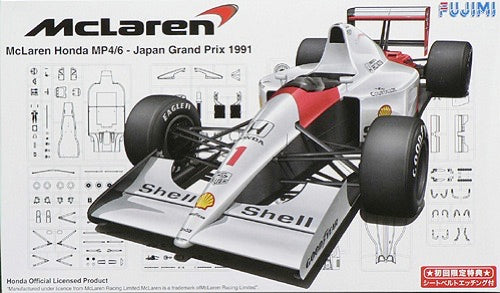 Fujimi 9044 1/20 1991 McLaren Honda MP4/6 Japan Grand Prix Formula 1 Race Car