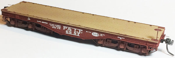 Funaro & Camerlengo 8480 HO Scale P&LE F-7 Heavy Duty Steel Flatcar Resin Kit
