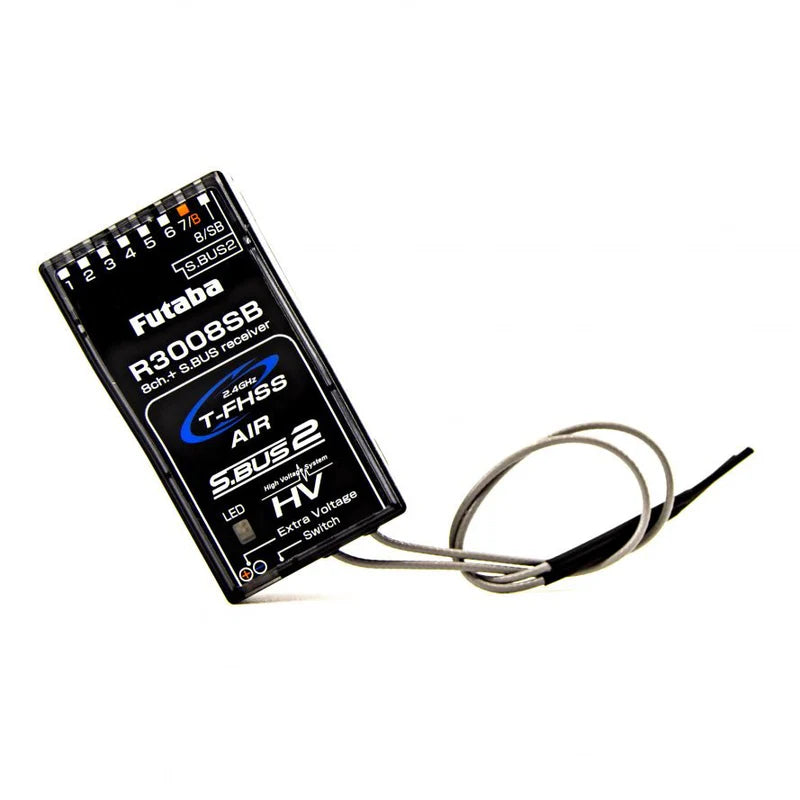 Futaba R3008SB 2.4GHz T-FHSS S.Bus High Voltage Telemetry Receiver