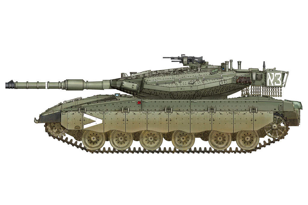 Hobby Boss s 82916 1:72 Israel Defense forces Merkava Mk.IIID Military Tank Kit