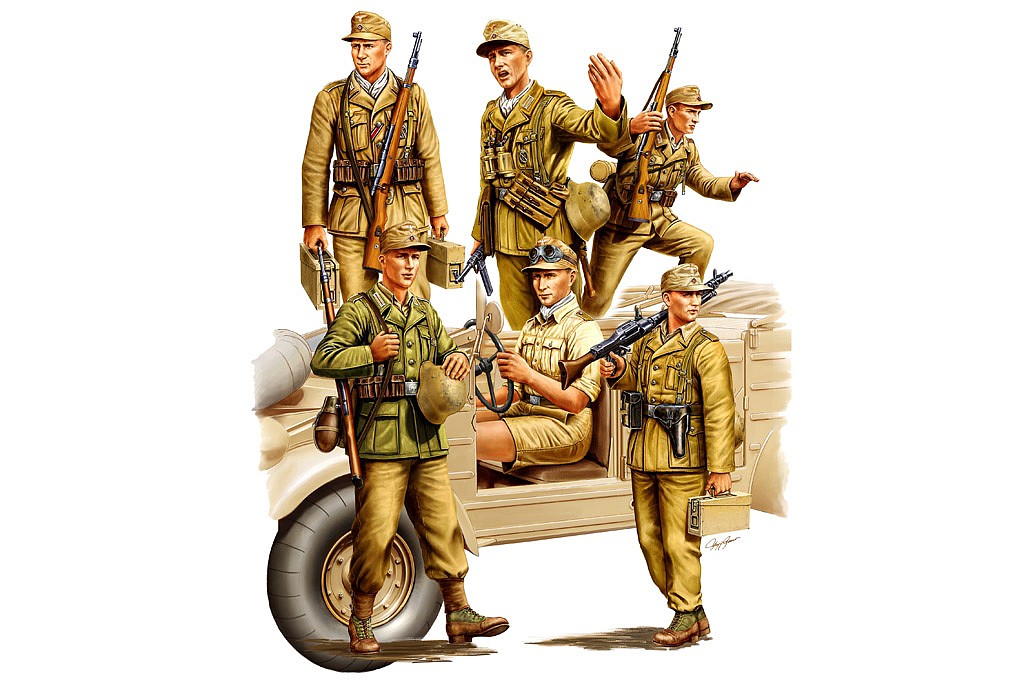 Hobby Boss 84410 1/35 German Africa Corps Figure Set