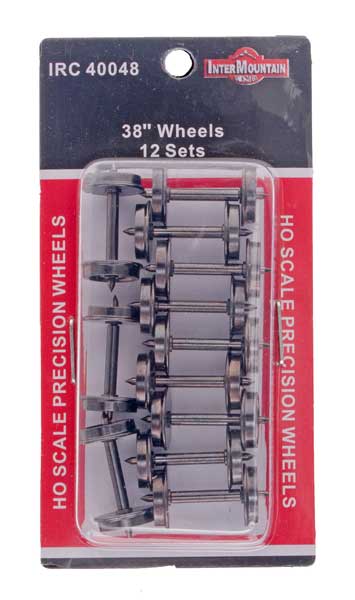 Intermountain 40048 HO Scale 38" Metal (Brass) Wheelsets