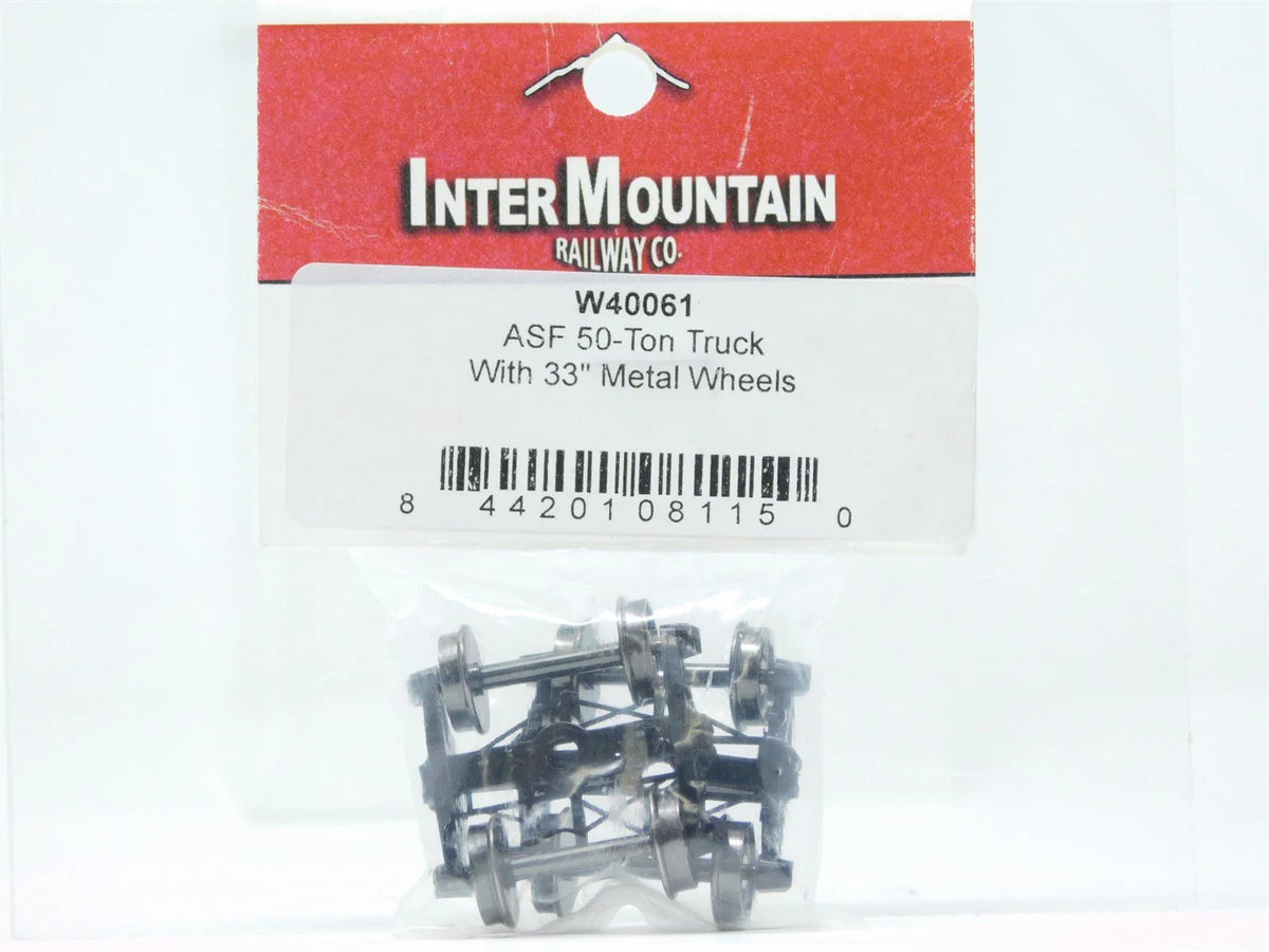 Intermountain 40061 HO Scale ASF 50 Ton Trucks with 33" Wheels